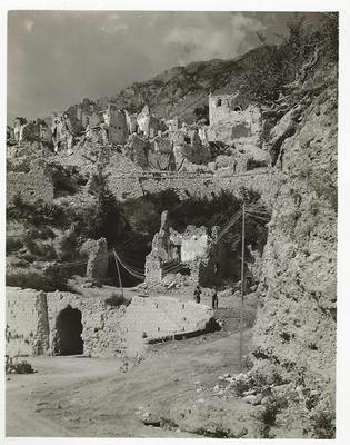 1944, San Pietro. Photo taken by Edwin P. Schmid