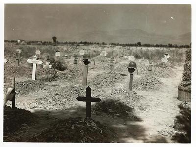 1944, location unknown. Photo taken by Edwin P. Schmid on the way from San Pan to Rome