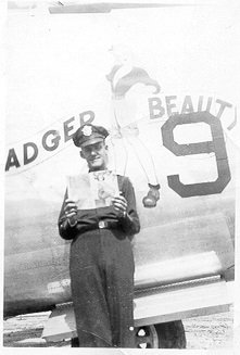 Dad W.R.Davis  with Badger Beauty