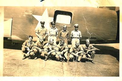 Back L-R:  Oscar Frechette, P; V T Burke, C-P; C Reece, N; J Giarratano, B; Front:  W J Bossingham, T/T; J T Palmer, Jr., LWG; G W Reynolds, RWG; W Wheeler; W Fincannon; W E Heathman